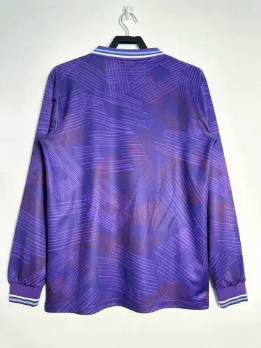 1992-1993 Fiorentina Home Retro Long Sleeve Soccer Jersey