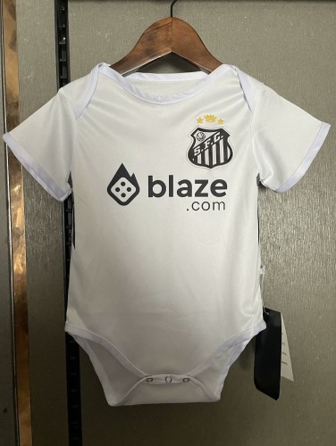 24-25 Santos FC Home Baby Infant Crawl Suit