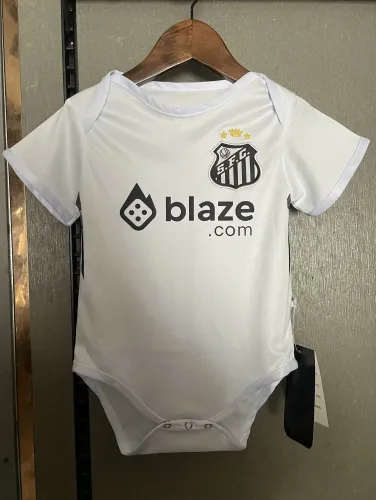 24-25 Santos FC Home Baby Infant Crawl Suit