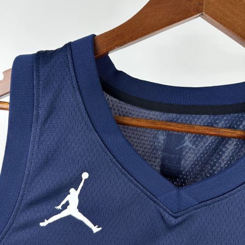 24-25 Wizards POOLE #13 Royal blue Top Quality Hot Pressing NBA Jersey (Trapeze Edition)飞人版