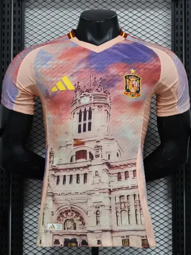 24-25 Spain Pink Special Edition Player Version Soccer Jersey