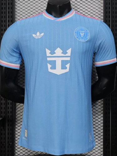 25-26 Inter Miami Blue Player Version Soccer Jersey