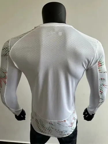 25-26 Portugal Away Long Sleeve Player Version Soccer Jersey (长袖球员)