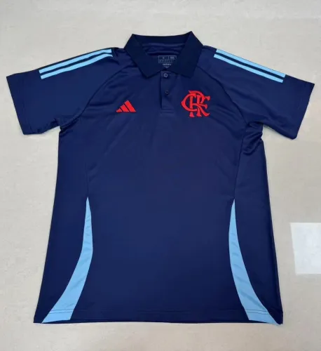 25-26 Flamengo Blue Polo Short Sleeve