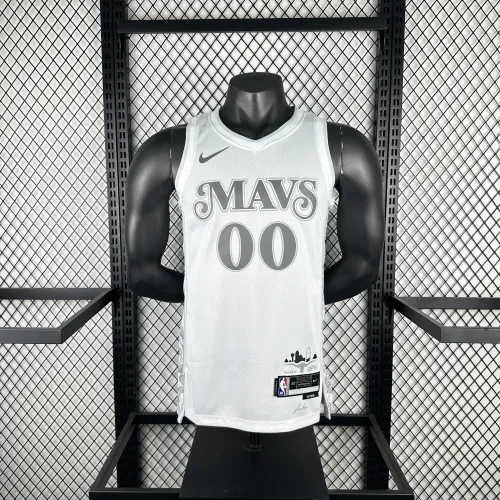 24-25 Dallas Mavericks CHRISTIE #00 White City Edition Top Quality Hot Pressing NBA Jersey
