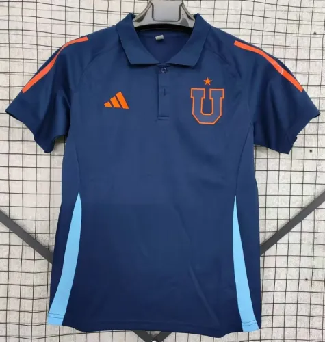 25-26 Universidad De Chile Blue Training Shirts