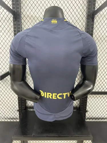 25-26 Boca Juniors Grey Player Version Soccer Jersey