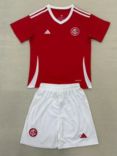 25-26 Internacional Home Kids Soccer Jersey