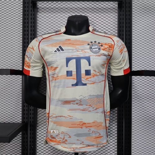 25-26 Bayern Away Player Version Soccer Jersey