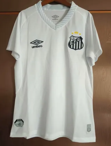 25-26 Santos FC Home Women Fans Soccer Jersey