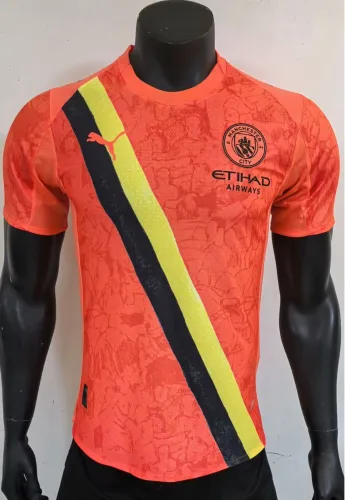 25-26 Man City Third Player Version Soccer Jersey