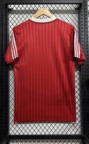 2025 AD Casual Red Fans Training shirts *三叶草