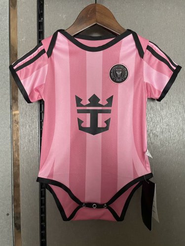 25-26 Inter Miami Home Baby Infant Crawl Suit