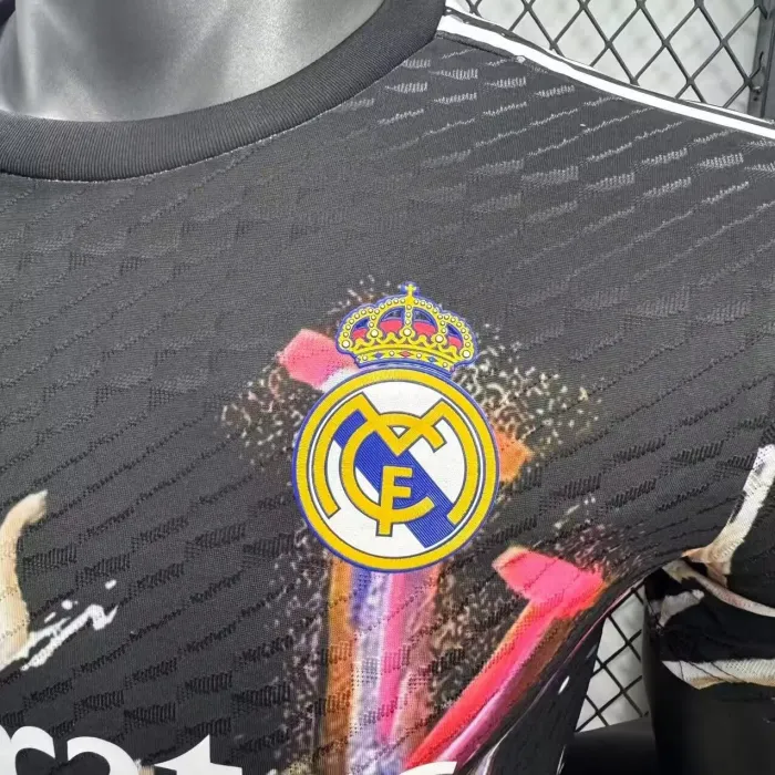 25-26 RMA Black Blue Special Edition Player Version Training Shirts *L