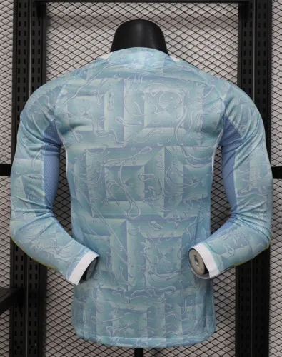 25-26 JUV Away Long sleeves Player Version Soccer Jersey