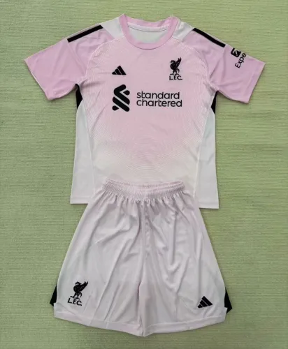 25-26 LIV GoalKeeper Kids Soccer Jersey