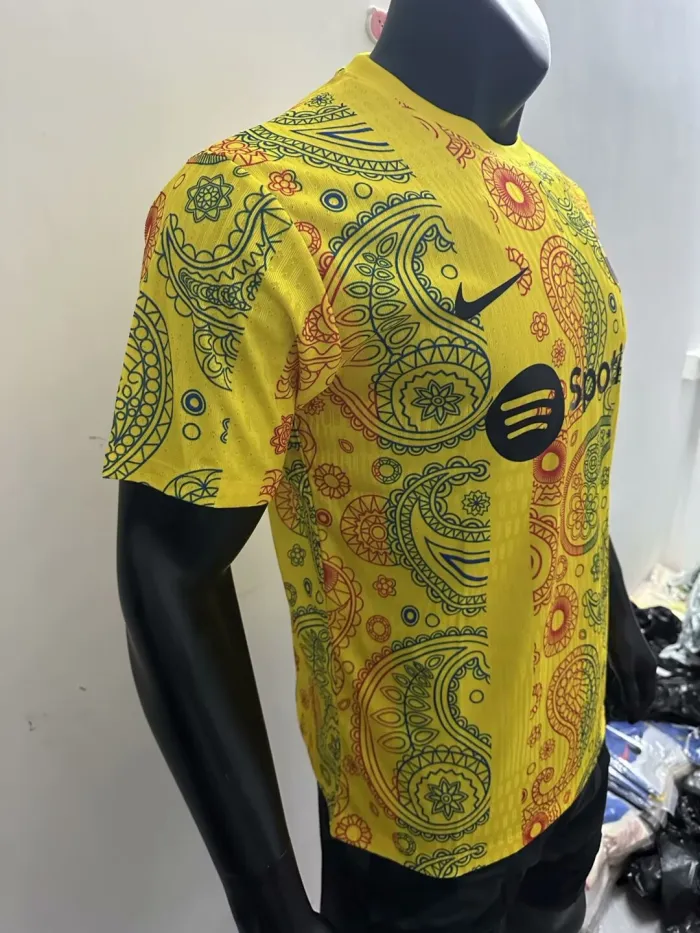 25-26 BAR Yellow Special Edition Player Version Training Shirts