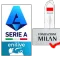 Serie A +MSC+ MILAN(意甲45+左袖广告+背下广告)
