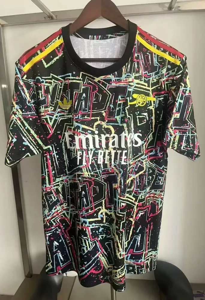 25-26 ARS Black Special Edition Fans Training shirts (涂鸦混色)