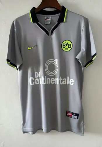 1997-1998 Dortmund Away Retro Soccer Jersey