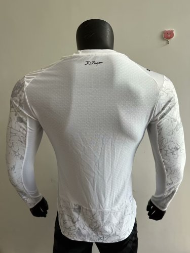 25-26 Man City Away Long Sleeves Player Version Soccer Jersey