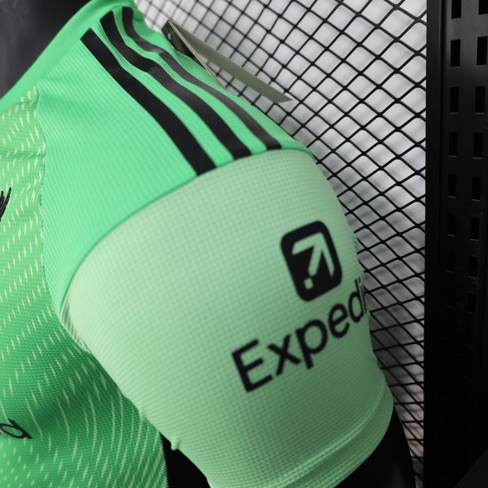 25-26 LIV Green Goalkeeper Player Version Soccer Jersey