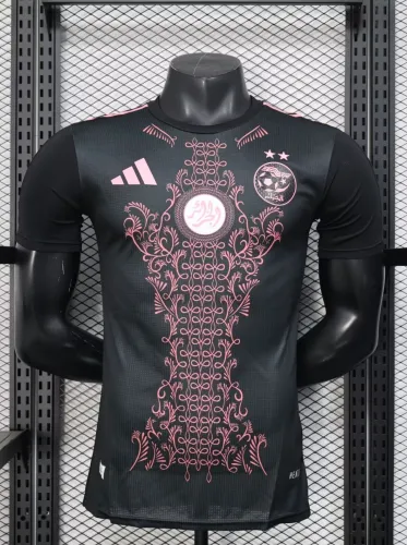 25-26 Algeria Black Player Version Training shirts (粉标)