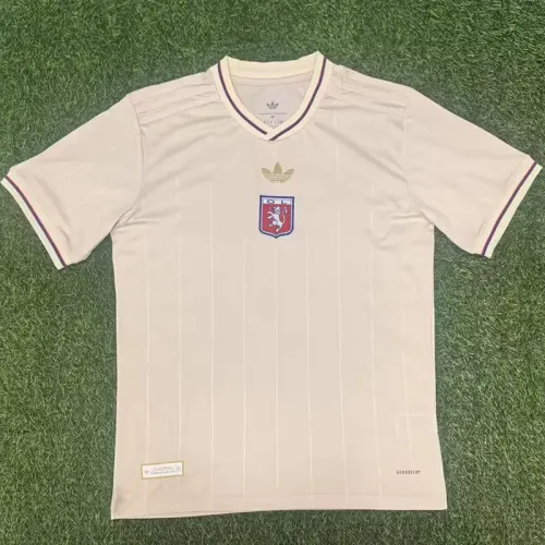 24-25 Lyon Beige Anniversary Edition Fans Soccer Jersey