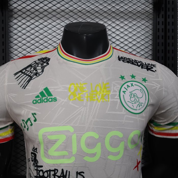25-26 Aja× Grey Special Edition Player Version Soccer Jersey
