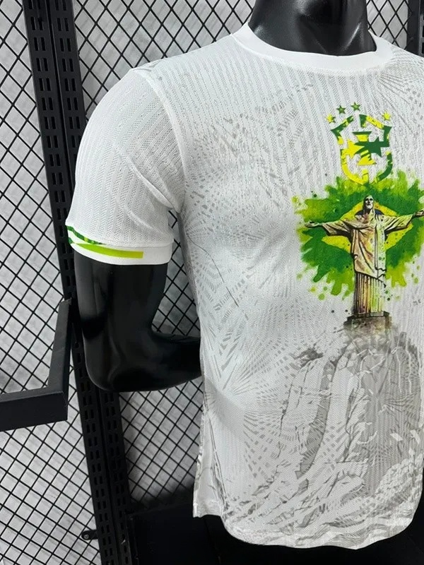 25-26 Brazil White Special Edition Player Version Soccer Jersey
