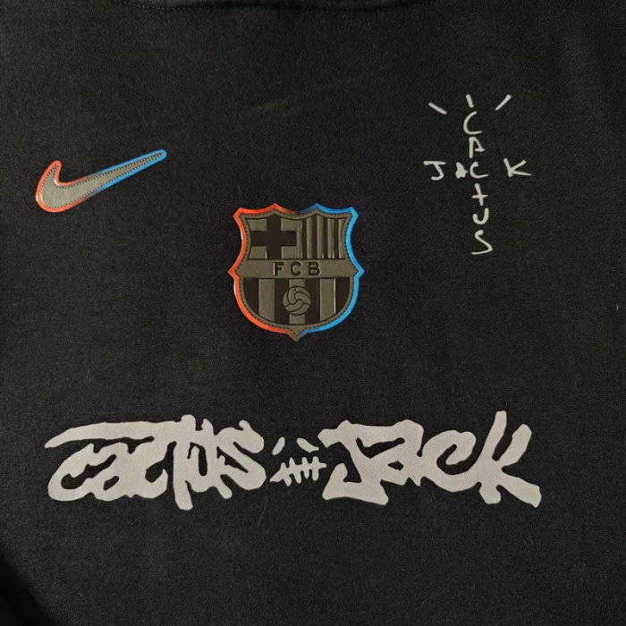 25-26 BAR Black Hoody (加绒)