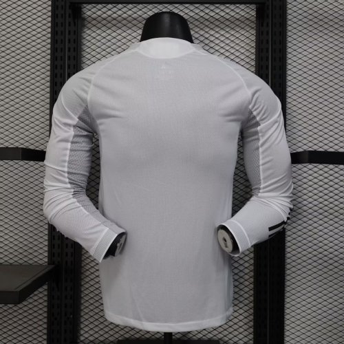 25-26 RMA Home Long Sleeve Player Version Soccer Jersey 长袖