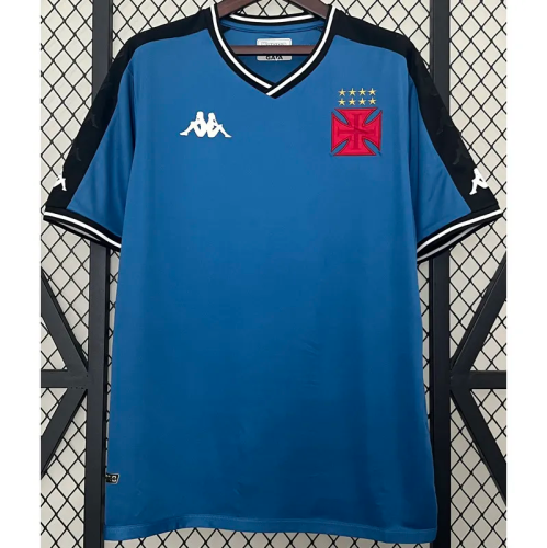 24-25 Vasco Blue GoalKeeper Fans Soccer Jersey