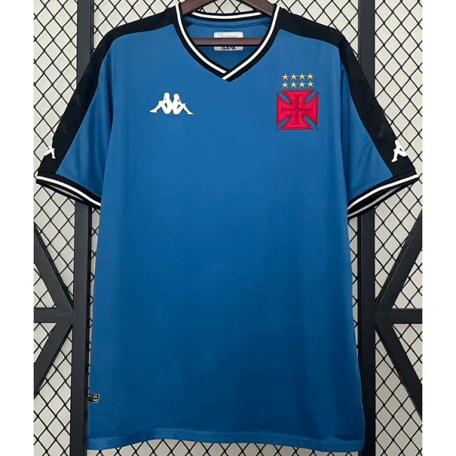 24-25 Vasco Blue GoalKeeper Fans Soccer Jersey