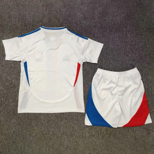 24-25 Lyon Home Kids Soccer Jersey