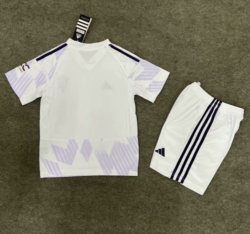 25-26 Manchester United Away Kids Soccer Jersey