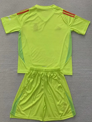 24-25 Nottingham Fluorescent Yellow GoalKeeper Kids Soccer Jersey