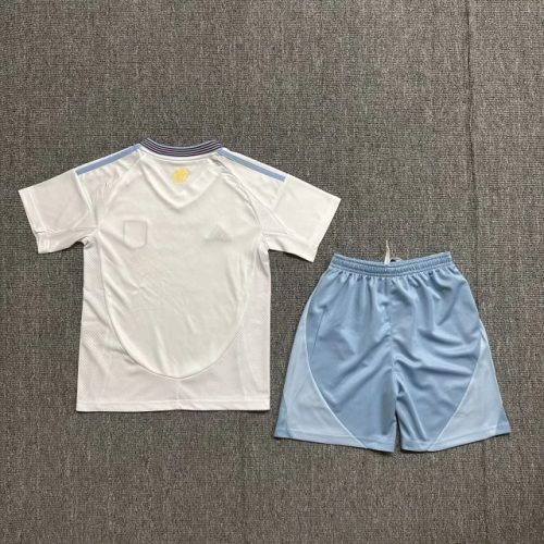 24-25 Aston Villa Away Kids Soccer Jersey
