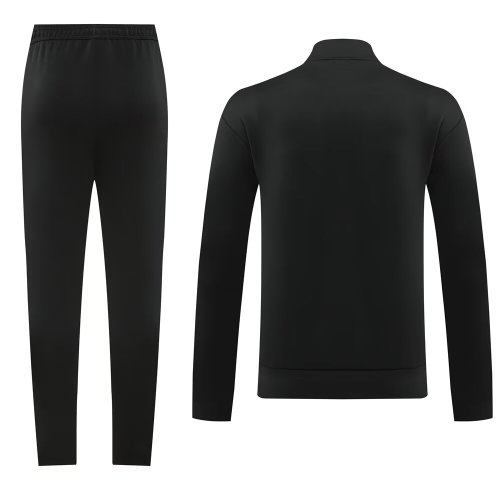 2024 AD Black Jacket Tracksuit