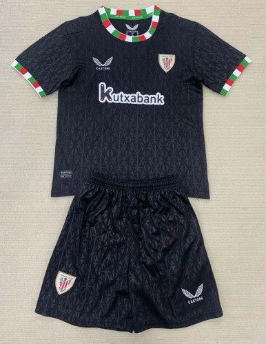 24-25 Bilbao Fourth Kids Soccer Jersey