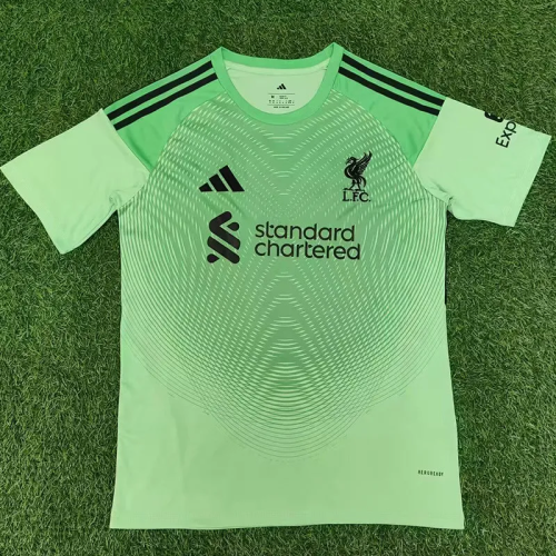 25-26 Liverpool Green Goalkeeper Fans Soccer Jersey