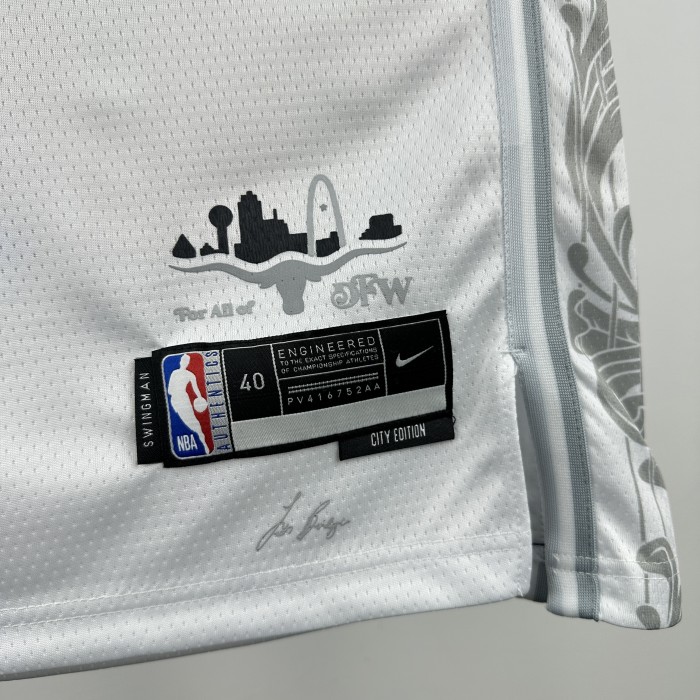 24-25 Dallas Mavericks DONCIC #77 White City Edition Top Quality Hot Pressing NBA Jersey