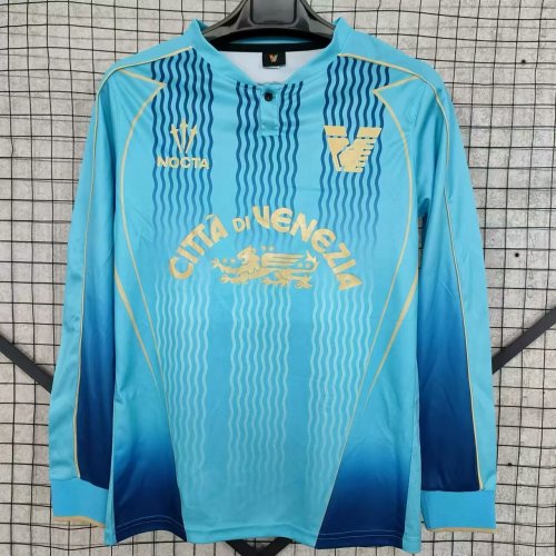 24-25 Venezia FC Third Fans Long Sleeve  Soccer Jersey