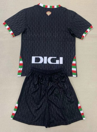 24-25 Bilbao Fourth Kids Soccer Jersey