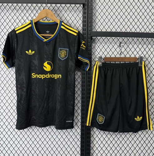 25-26 Manchester United Third Kids Soccer Jersey