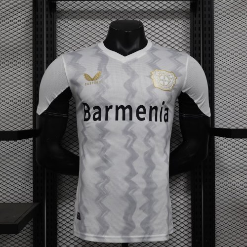24-25 LeverKusen Away Player Version Soccer Jersey