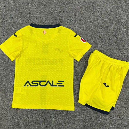 25-26 Villarreal Home Kids Soccer Jersey