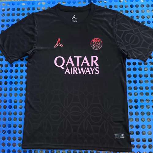 25-26 Paris Saint-Germain Black Fans Training shirts