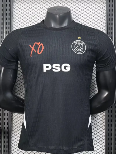 25-26 Paris Saint-Germain Black XO Special Edition Player Version Training shirts
