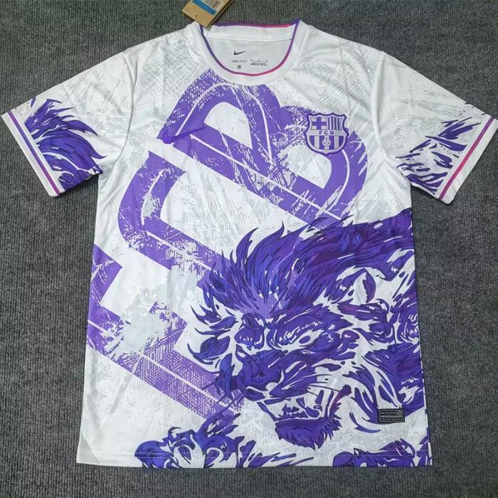 25-26 Barcelona Purple White Special Edition Training shirts